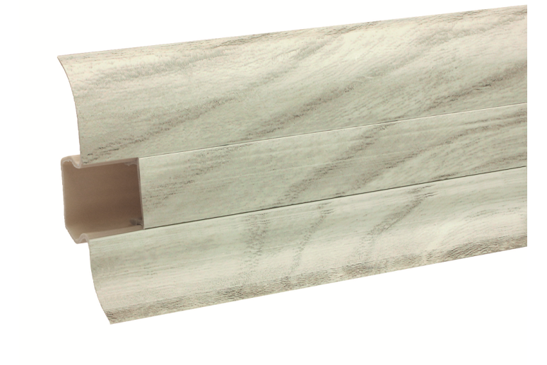 Плінтус ТМ "Premium Decor" матовий - 312 В'яз срібний