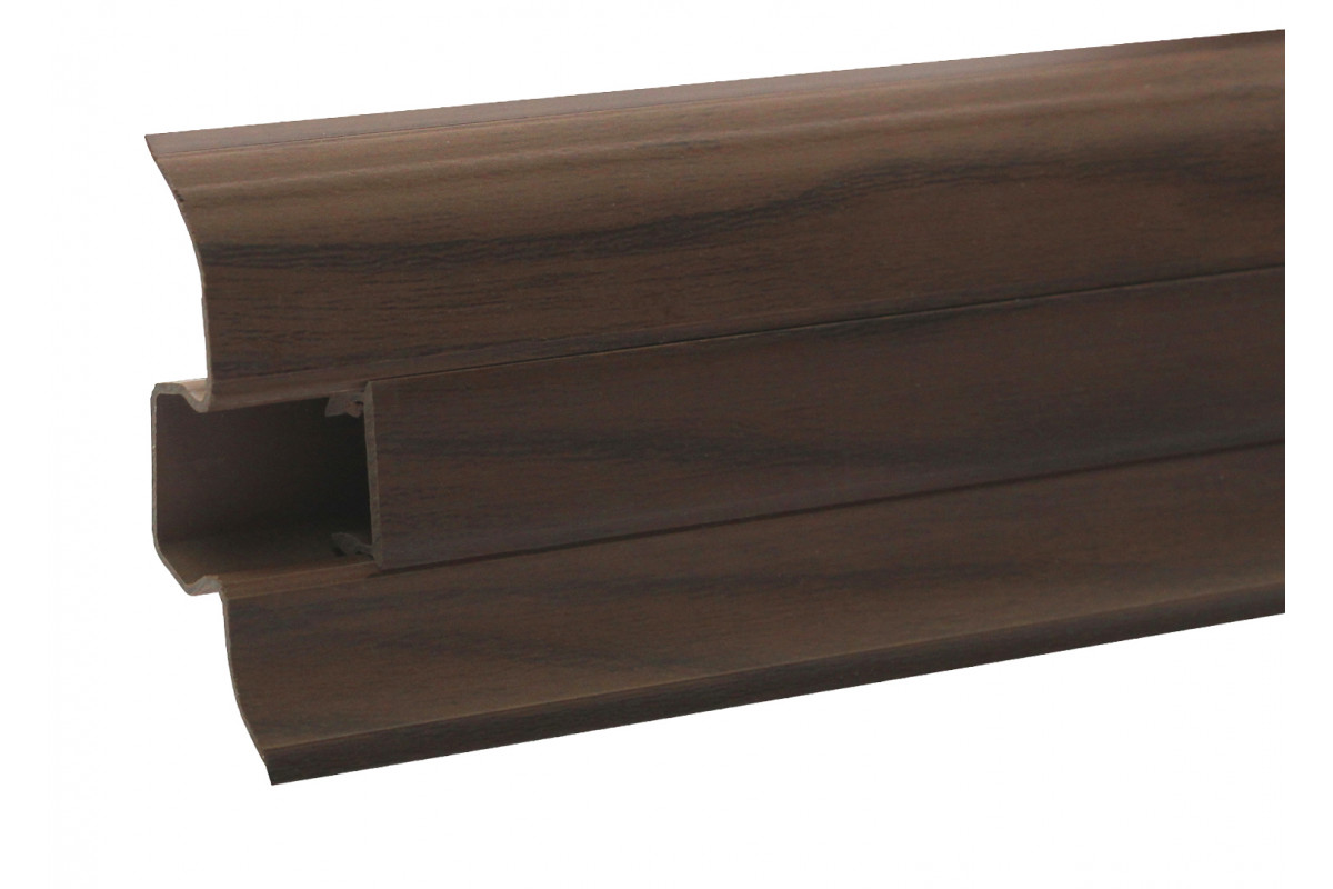 ФотоПлінтус ТМ "Premium Decor" матовий - 285 Горіх моренийз офіційного сайту OSKAR™