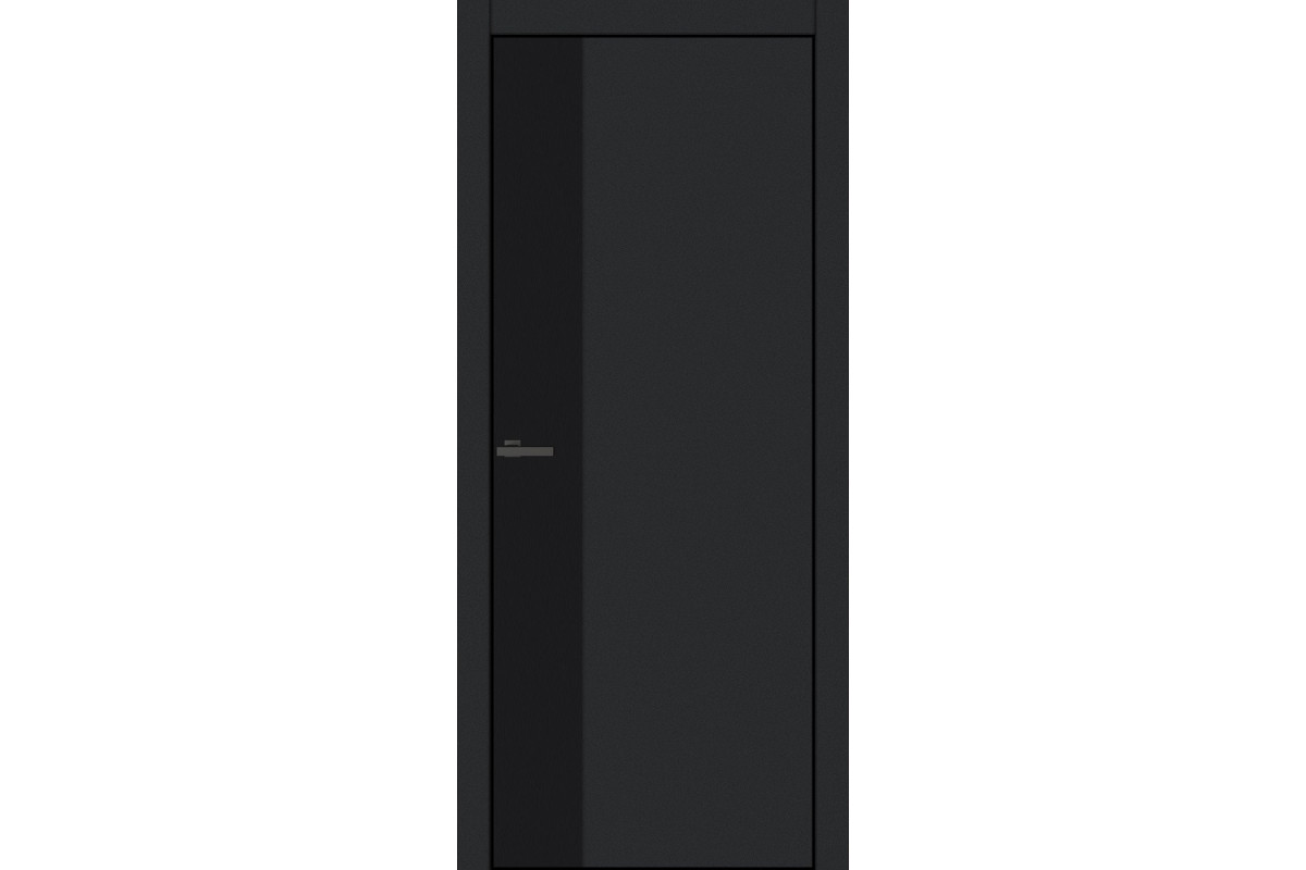 ФотоДвері ТМ "ОМіС" FLAT 12V (торець BLK) ПВХ (чорний браш)з офіційного сайту OSKAR™