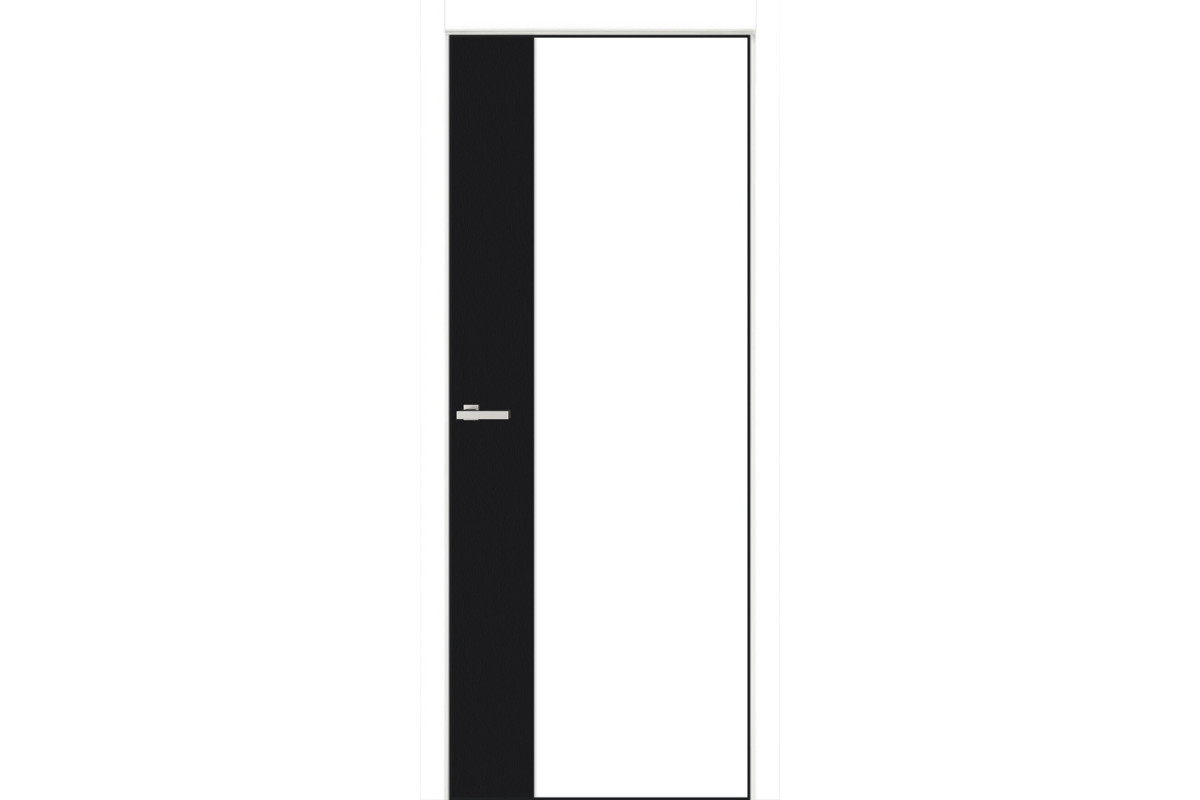 ФотоДвері ТМ "ОМіС" FLAT 12V (торець BLK) Емалекс (чорний браш)з офіційного сайту OSKAR™